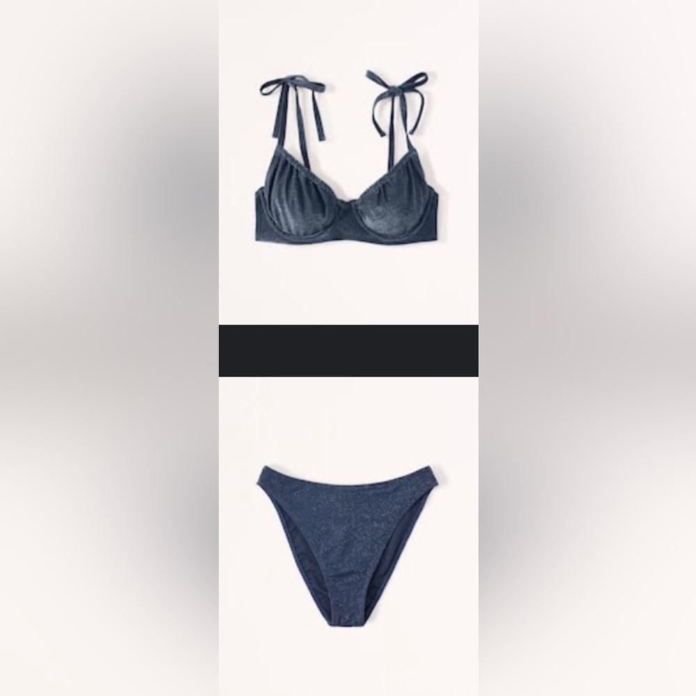 Abercrombie Blue Shimmer Bikini